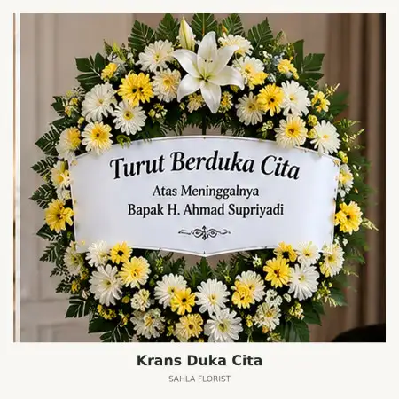 Krans Bunga Duka Pekanbaru